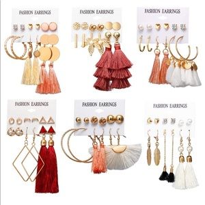 36 PairsTassel Earrings